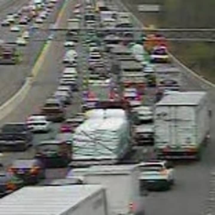A look at delays on southbound I-87.
