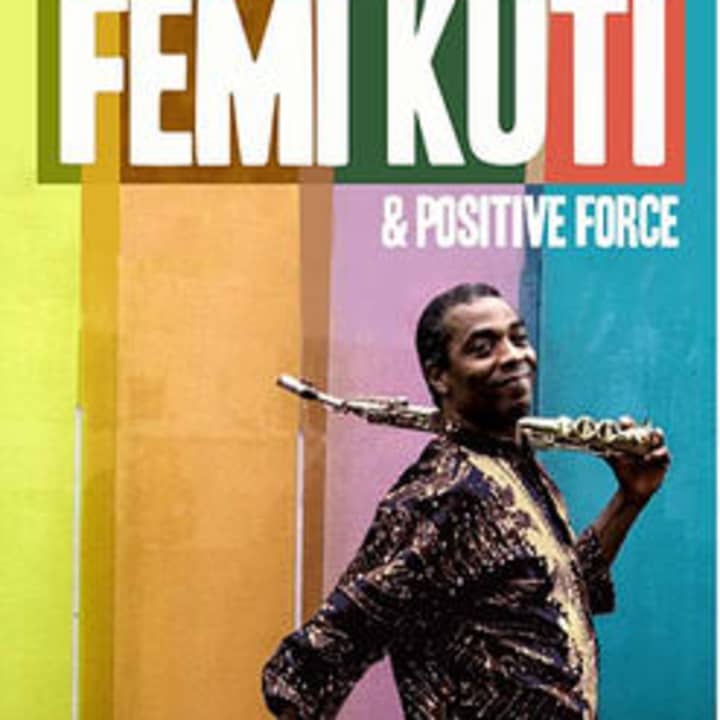 Femi Kuti will perform Friday, June 5 at the Ridgefield Playhouse