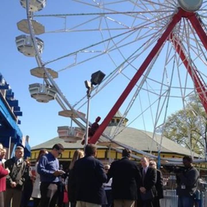 Legislators and representatives from Standard Amusements toured Playland on May 7. 