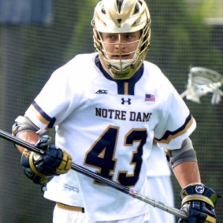 Pelham native Matt Landis will try to help Notre Dame win the NCAA men&#x27;s lacrosse championship this weekend.