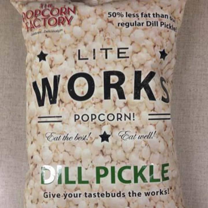 Lite Works Dill Pickle popcorn has been recalled due to possibly undeclared milk. 