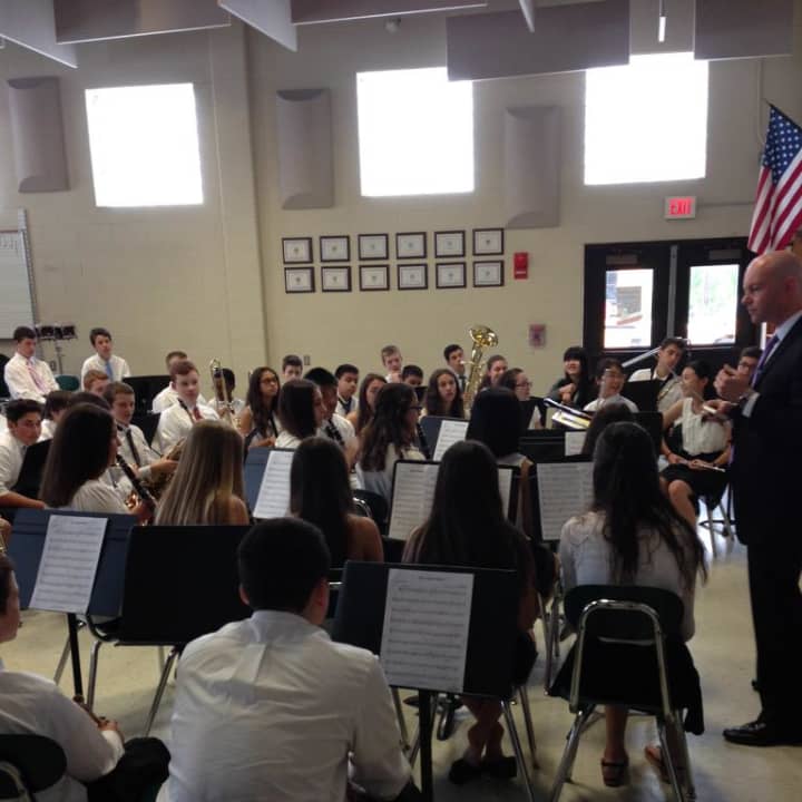 Eastchester Middle School&#x27;s eighth-grade band was awarded a gold rating at NYSSMA.