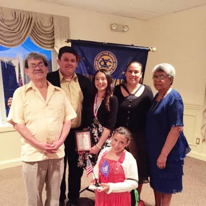 Karelin Dominguez, a Wooster School eighth-grader, recently was honored with a Youth Citizenship Award from Danburys chapter of the National Exchange club.