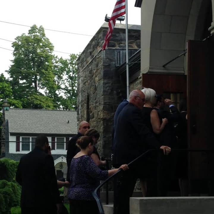 Hundreds made their way to Scarsdale to say their final goodbyes to Eastchester native Nick DePippo
