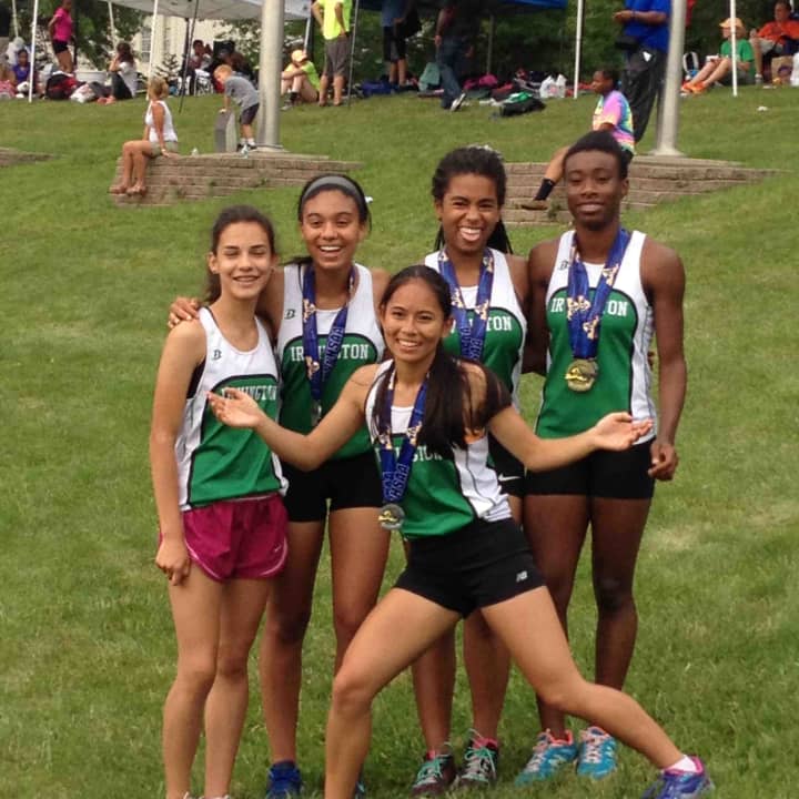 Five student-athletes from Irvington High School recently traveled to the New York State Track and Field Championships in Albany.