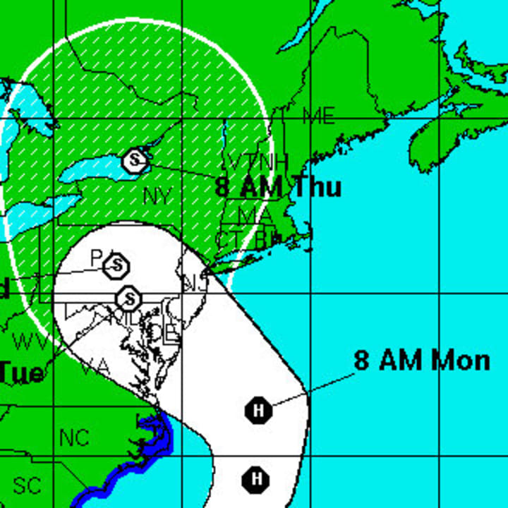 Hurricane Sandy is expected to make landfall on the East Coast Monday evening.
