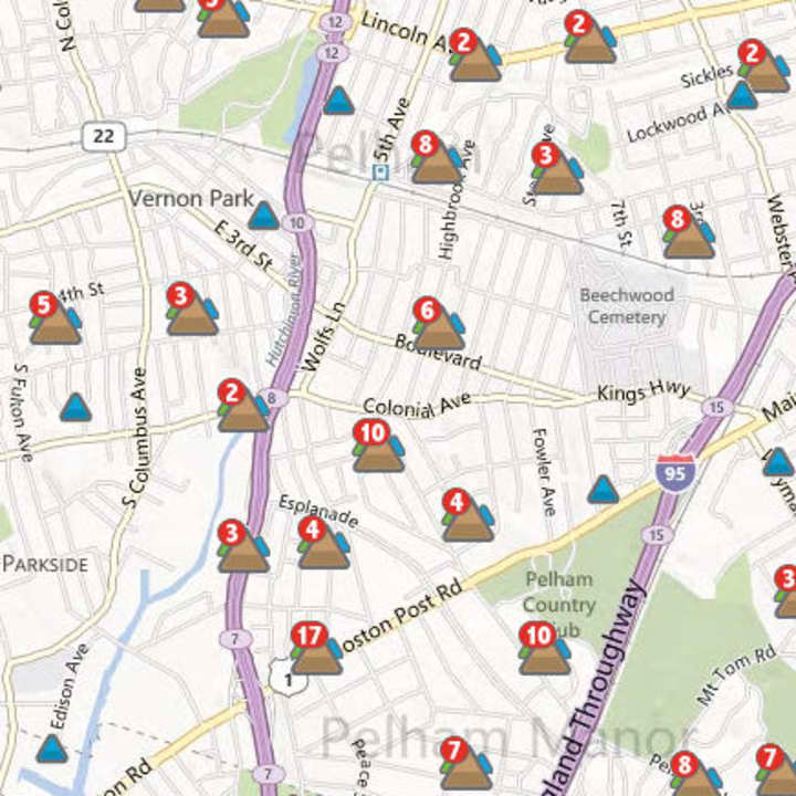 Roughly 60 percent of customers in Pelham were without power Tuesday morning. 