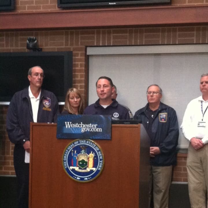 County Executive Robert Astorino discusses Westchester&#x27;s Hurricane Sandy recovery Tuesday afternoon.