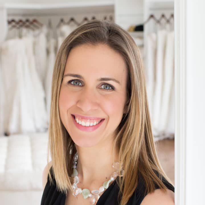 Wilton resident Ashley Krauss, owner of A Little Something White Bridal Couture in Darien.