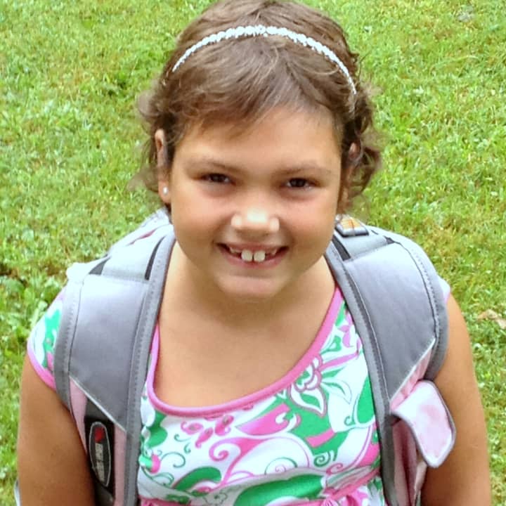 Sabrina Marciante, 8, of South Salem will be honored at the Light the Night event in White Plains on Nov. 27.