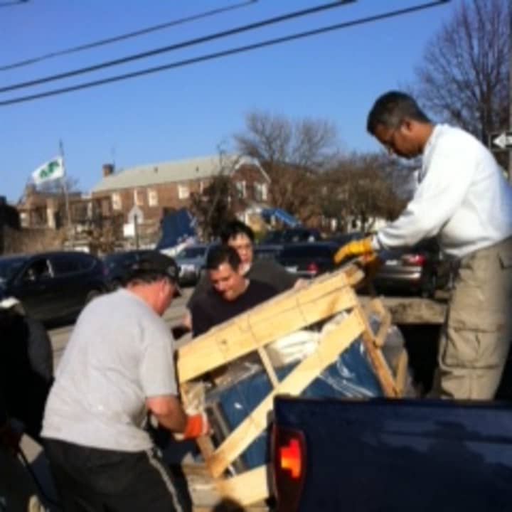 Tuckahoe residents traveled to the Rockaways to aid family members in need.