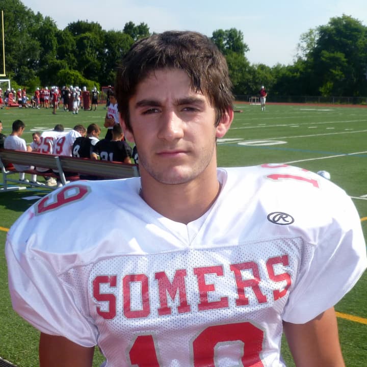 Somers running back Joe Lombardo is one of several seniors who will graduate from the team and the school this academic year. 