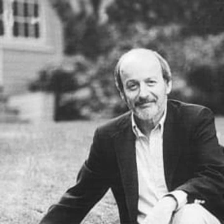 Ed Doctorow by his house on Broadview.