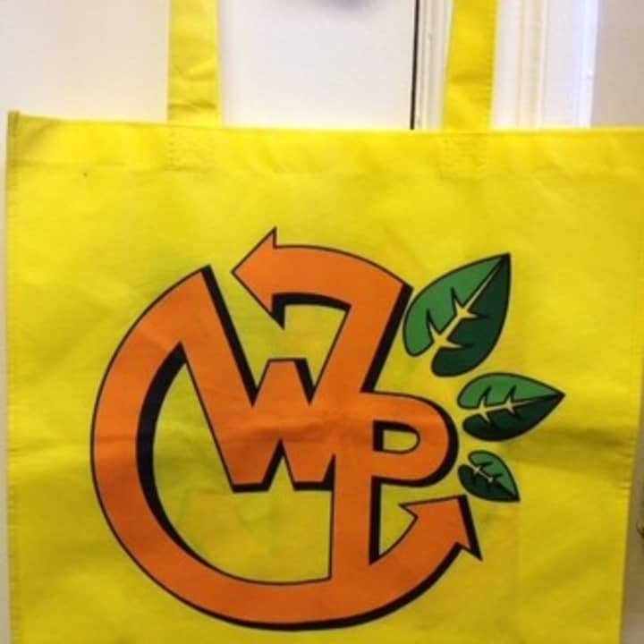 White Plains High School student Max Crawley designed the logo for the city&#x27;s new reusable shopping bag.