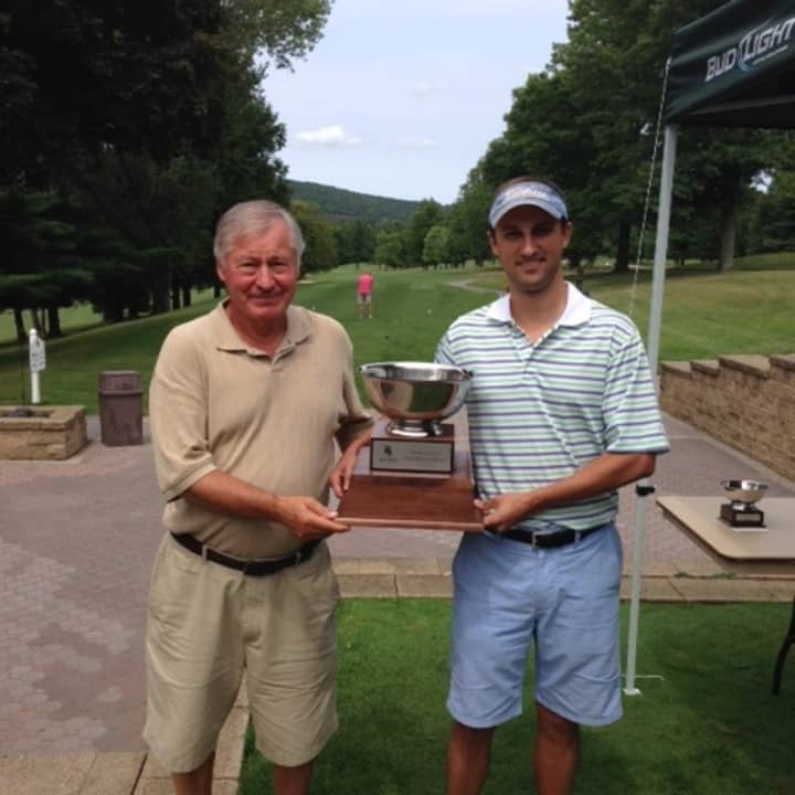 Winners of the 2014 Putnam County Amateur Championship. Mens Champion Andrew Lord on the left, Senior Champion Peter Choma on the right.