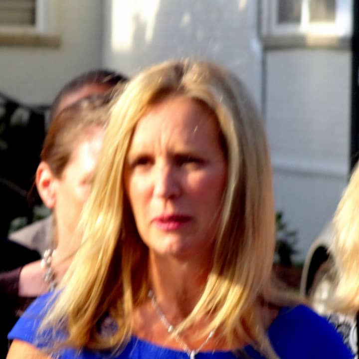 The truck driver who was struck by Kerry Kennedy (pictured) has pleaded to a lesser charge.