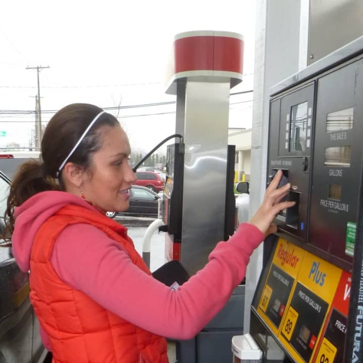 Although gas prices are up in Connecticut they&#x27;re still down from this time last year, according to an AAA survey.