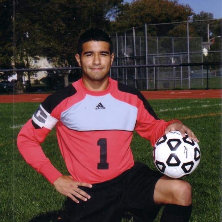 Goalie Jose Gonzalez, who led the Port Chester varsity boys&#x27; soccer team to the New York State Class A final, is The Port Chester Daily Voice Student-Athlete of the month.