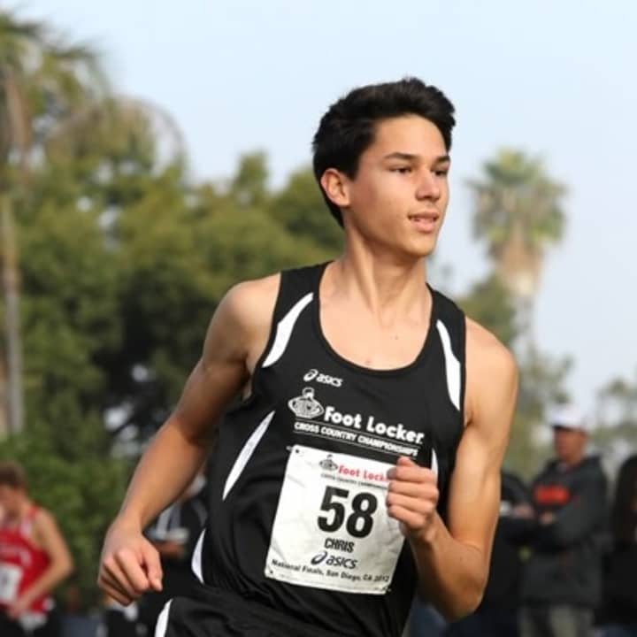 Fairfield Prep&#x27;s Christian Alvarado competes in the Foot Locker cross country national championships last weekend in San Diego. 