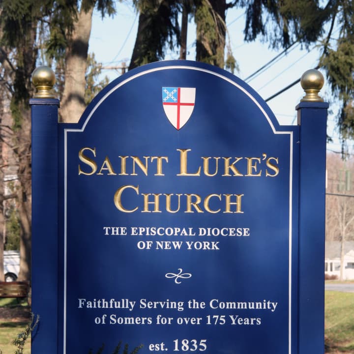 St. Luke&#x27;s Episcopal Church is located on Route 100 in Somers.