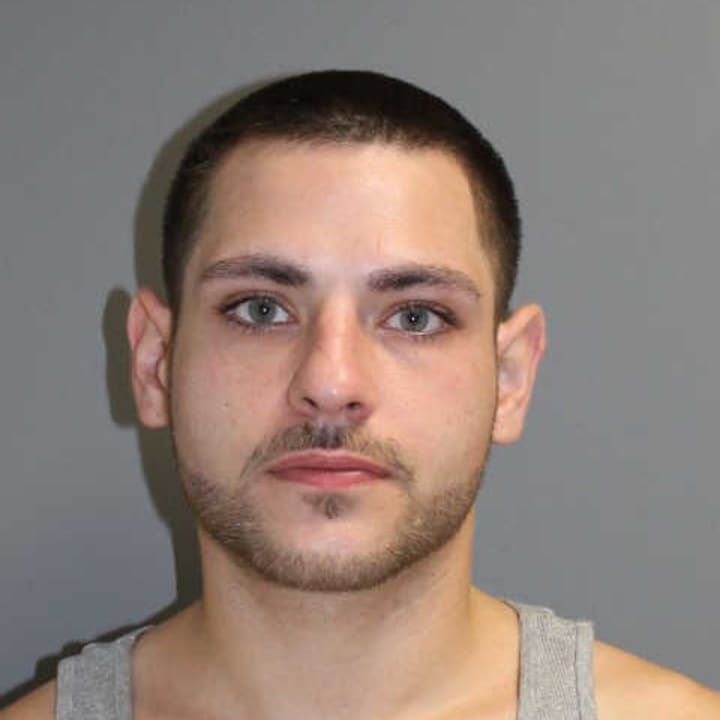 Joseph McIntyre of Norwalk was arrested on a felony charge of first degree larceny in connection with the theft of $75,000 worth of items from a home in Norwalk in September.