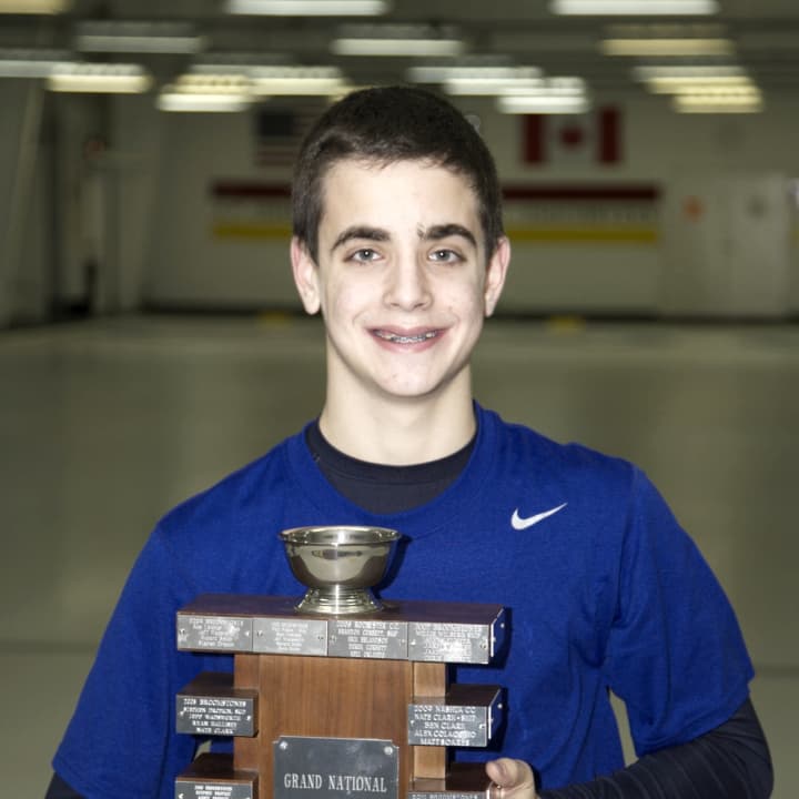 Andrew Stopera, 15, of Briarcliff Manor, is set to compete in the 2013 USA Curling Junior National Championship in February after winning a regional tournament. 