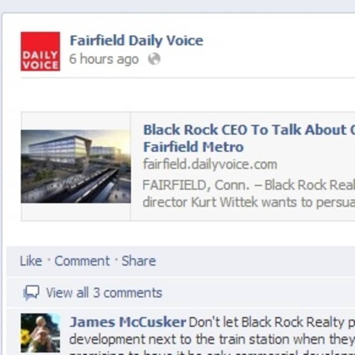 Like The Fairfield Daily Voice on Facebook to join in the conversation about local news stories. 