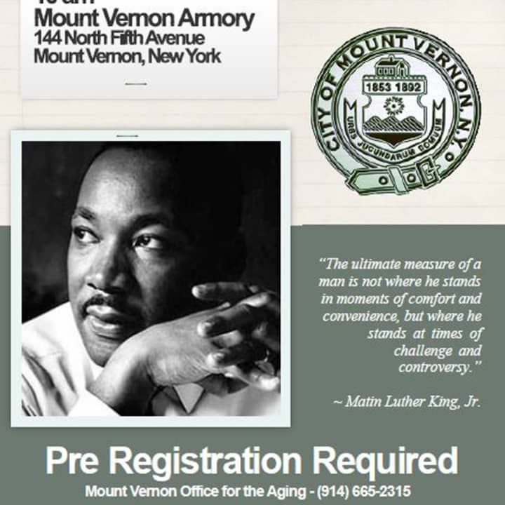 The Mount Vernon Armory is the site of an intergenerational breakfast to honor Dr. Martin Luther King, Jr. this weekend.