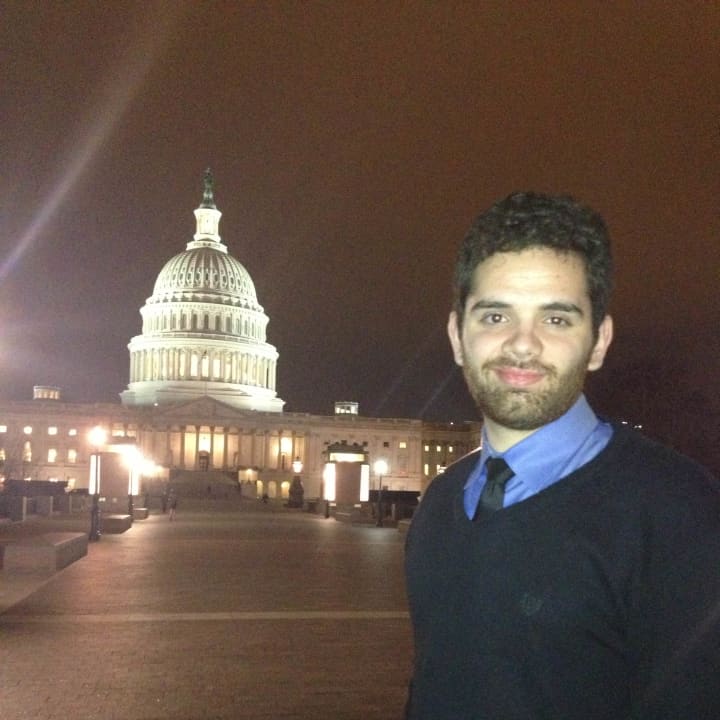 Phillip Nobile visits the Capital Building in Washington D.C. 