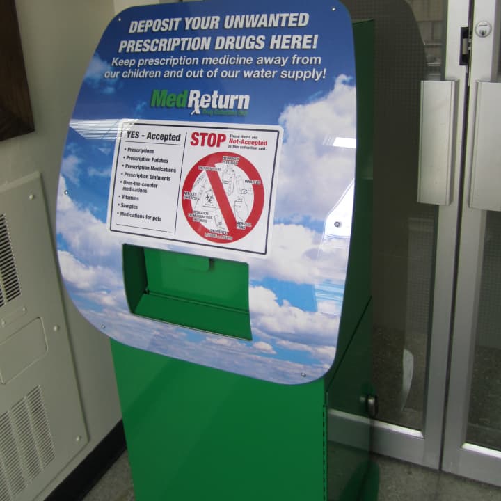 The Village of Briarcliff Manor Police Department recently installed a prescription-drug take-back box in the police facility. 