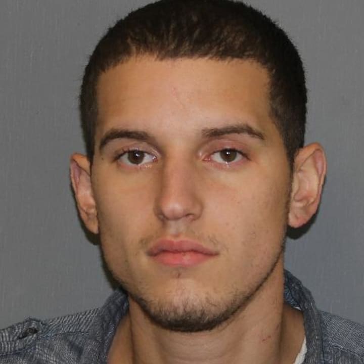 Ismael Perez, 21, of Cortlandt Manor, was charged with misdemeanor possession of a controlled substance and felony possession of stolen property. 