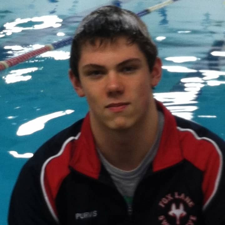Fox Lane High School swimmer Robby Purvis is The Bedford Daily Voice Athlete of the Month for January.