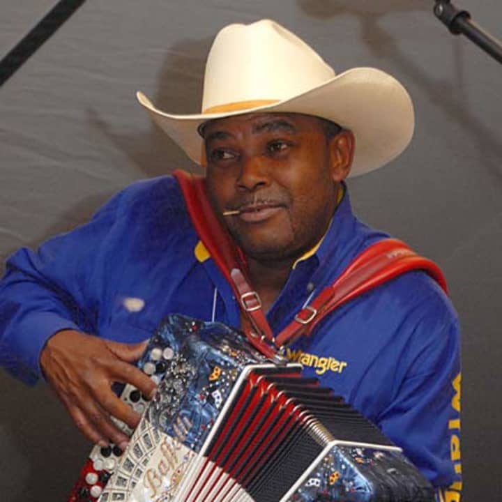 Jeffrey Broussard and the Creole Cowboys perform at the Bayou Restaurant&#x27;s anniversary party Tuesday night in Mount Vernon.