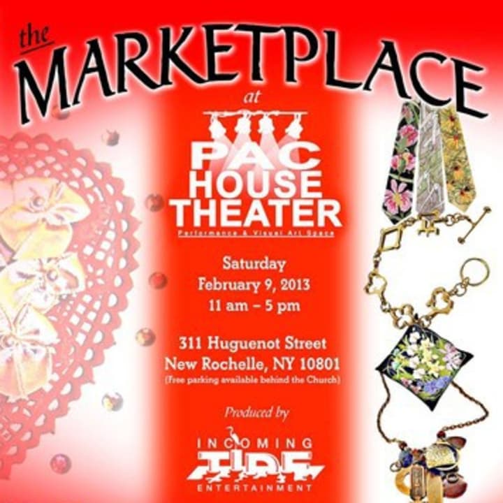 The Marketplace at Parish House Performing Arts Center will present craftsmen, artists and food purveyors. 