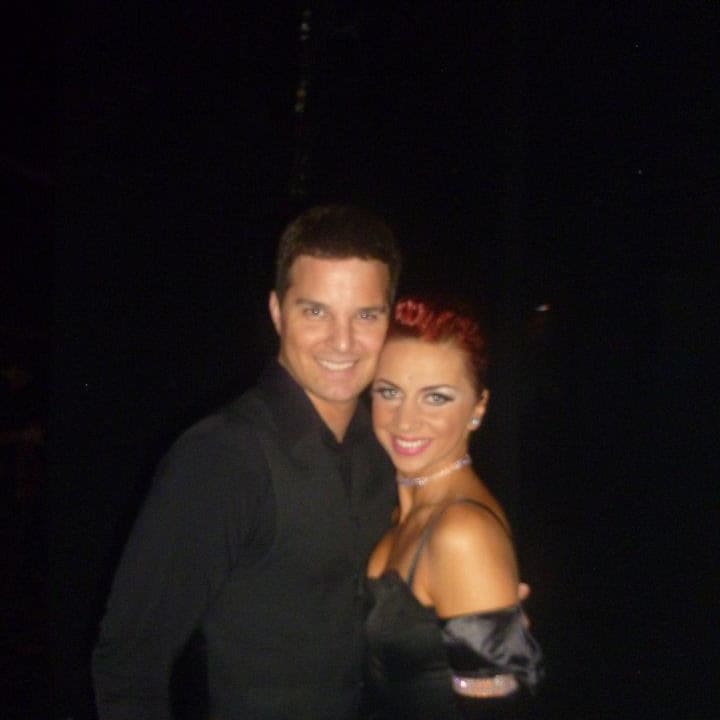 Jonathan Roberts of &quot;Dancing With The Stars&quot; poses with Kateryna Angelone.