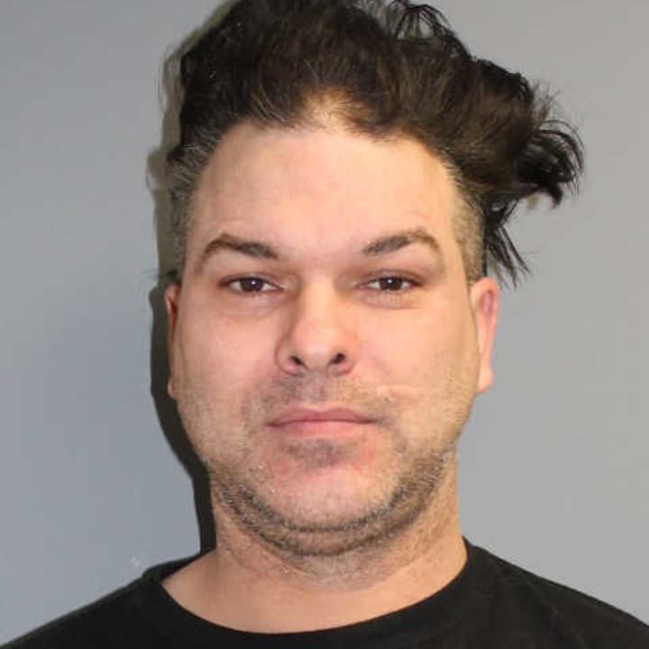 Norwalk resident Frank Townsend, 44, was arrested in connection with a domestic incident and also charged with shoving an officer, according to Norwalk police. 