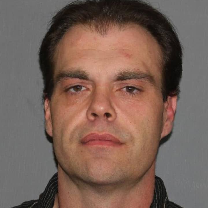 New York State Police arrested 39-year-old Robert Bernhard after they said he hit a state trooper Sunday in Cortlandt. Bernhard is also being investigated for identity theft. 