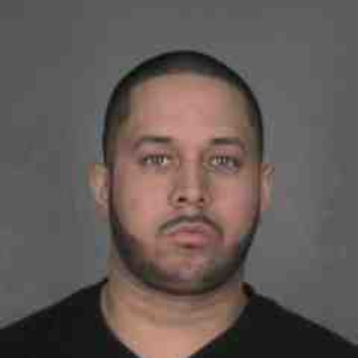 Anthony Navarro was arrested in New Rochelle Tuesday and charged with criminal possession of a controlled substance and five counts of endangering the welfare of a child.