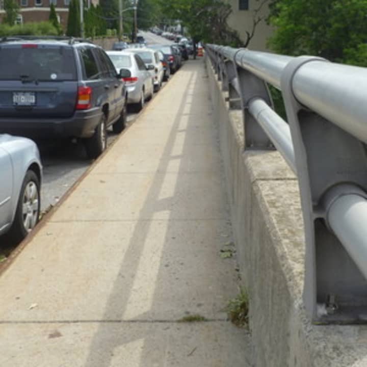 Repairs on the walkway on the Warburton Avenue Bridge in Hastings have been delayed due to a lack of funding.