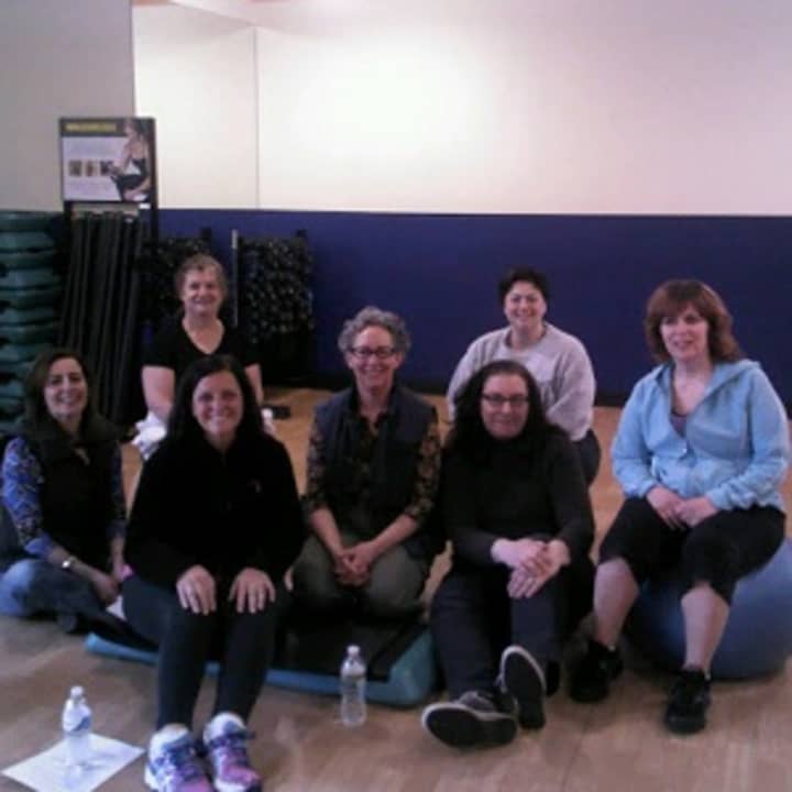 BetterU Westchester participants gathered for a group workout at Will2Lose in Scarsdale.