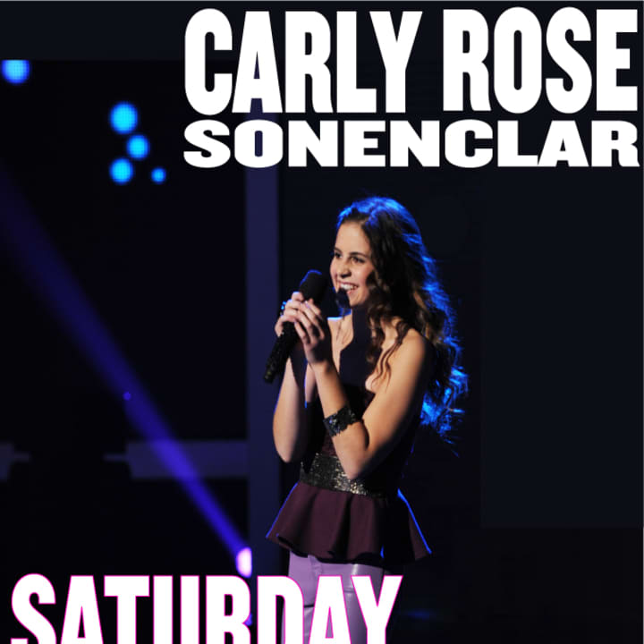 Carly Rose Sonenclar of Mamaroneck will perform in concert Aug. 10 at the Best Buy Theater in Times Square.