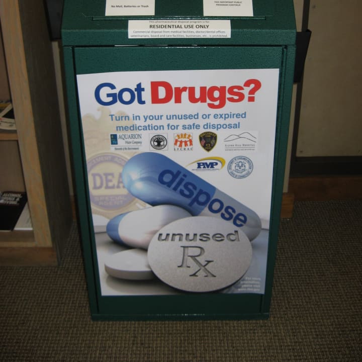 New Canaan residents can drop off any unwanted medications at the police station. 