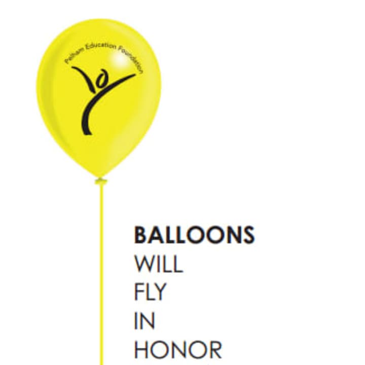 Yellow balloons will be delivered Saturday to residents who donated money to the Pelham Education Foundation since July 1, 2012.