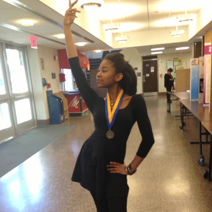 Mount Vernon freshman Naya Lovell earned a gold medal in classical dance.