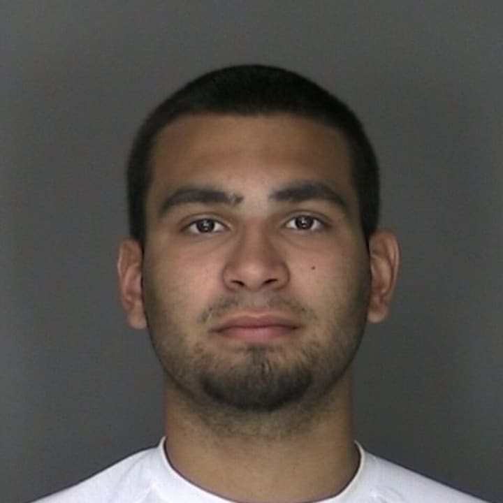 Nicholas Serrano of White Plains was arrested by Greenburgh Police and charged with burglary.