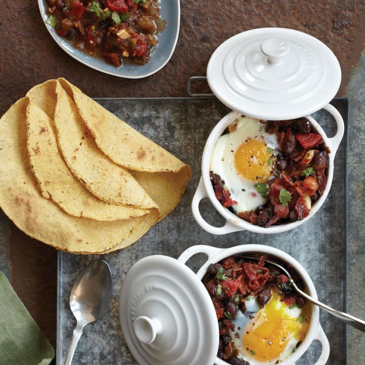 Neuvos Heuevos Rancheros with bacon is just one of the recipes featured in &#x27;Bacon Nation.&#x27;