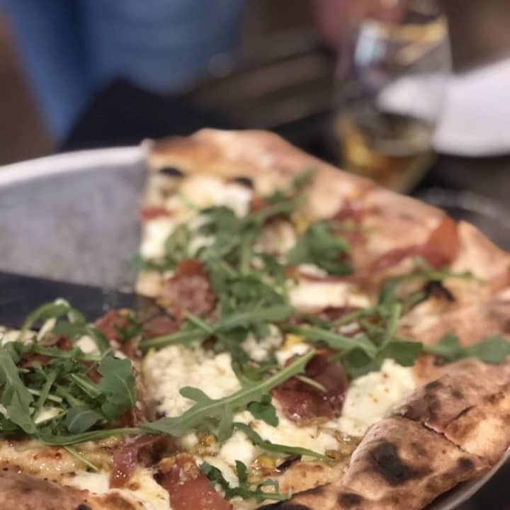 The pizza at 901 Wood Burning Kitchen is a favorite with Yelpers.