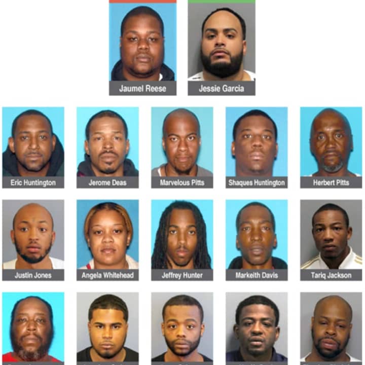 The 63-count indictment names 17 alleged ring members, along with 16 accused buyers.