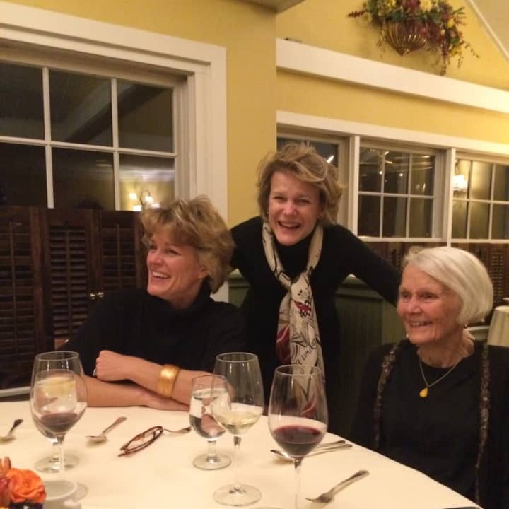 Peter&#x27;s wife, Rica, with his sister and mother on Thanksgiving.