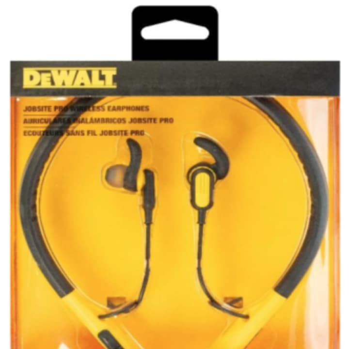 Recalled DEWALT Jobsite Pro Wireless Earphones